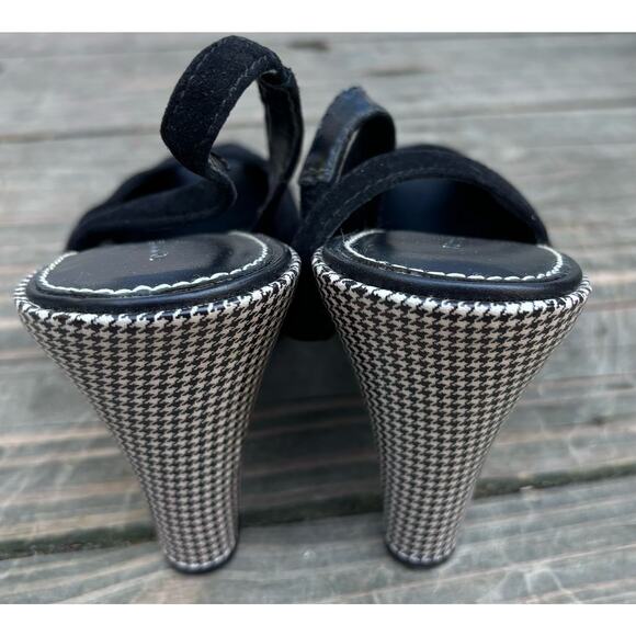 Tommy Hilfiger women’s Vivienne houndstooth wedge platform heels (size 8.5) - Picture 5 of 6